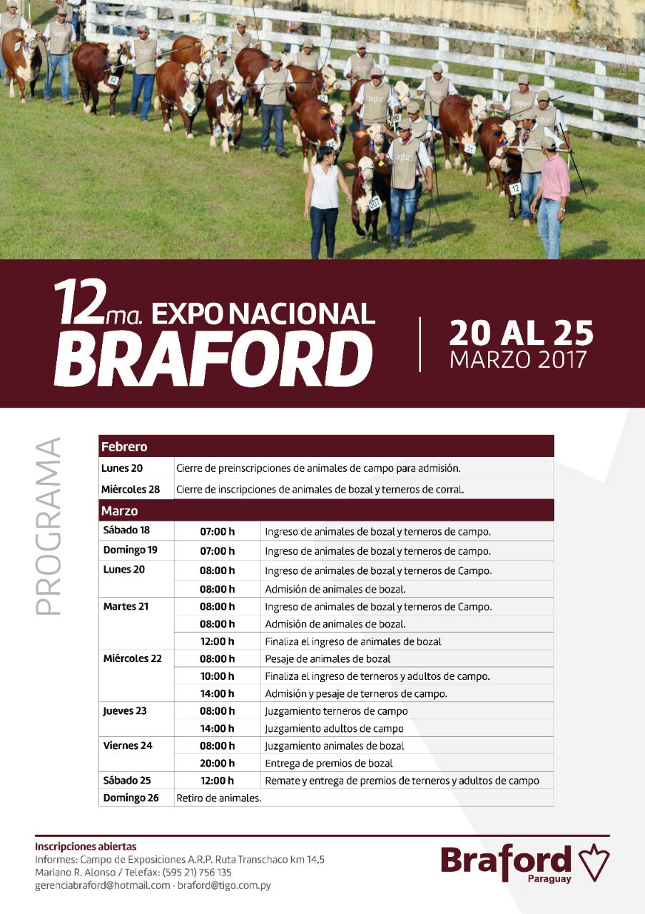 12ª Expo Nacional Braford