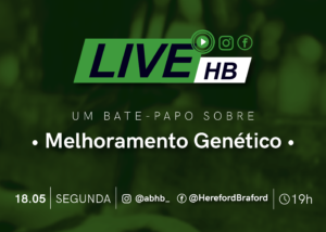 Melhoramento genético será tema da 2ª Live HB