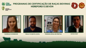 Carne Certificada Hereford é tema de live da CNA