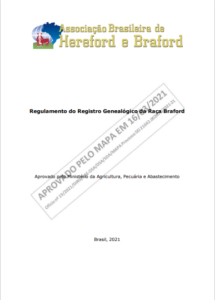 MAPA aprova alterações no Regulamento do Registro Genealógico da raça Braford