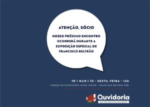 ABHB define data de Ouvidoria na Exposição Especial de Francisco Beltrão