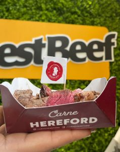 Carne Hereford marca presença na Expoagas 2023