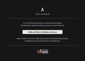 Nota de pesar: ABHB lamenta falecimento de José Antônio Correia – Jujuca