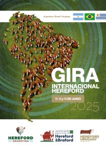Inscrições abertas para a Gira Hereford 2025 na Argentina, Brasil e Uruguai