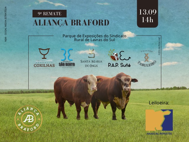 9° REMATE ALIANÇA BRAFORD