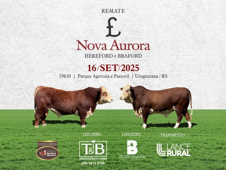 REMATE NOVA AURORA HEREFORD E BRAFORD