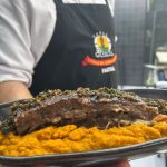 Entranha bovina caramelizada com carne Hereford foi receita do Vitrine Gaúcha na Expointer