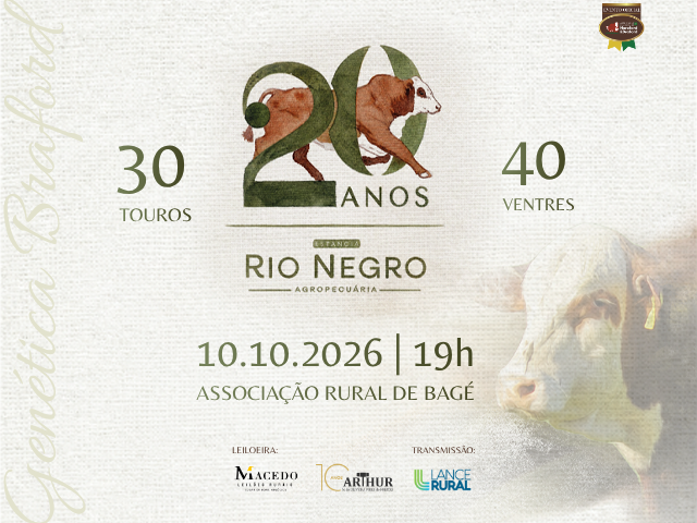 20 anos Estância Rio Negro